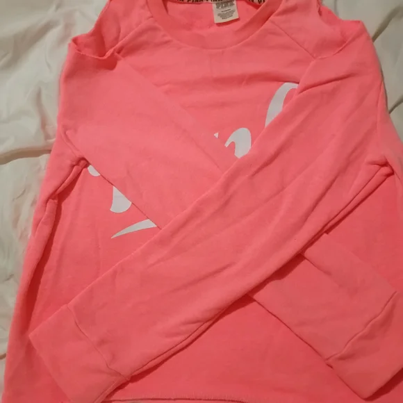 PINK Victoria's Secret Neon Sweatshirt - Picture 5 of 7
